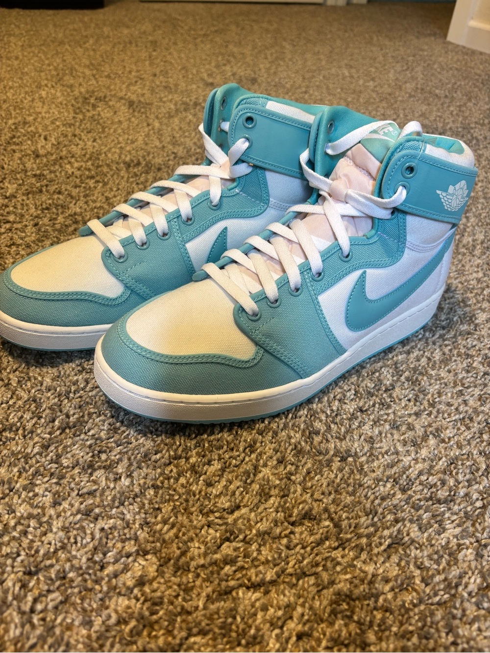 Jordan High-Tops with original packaging.